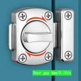 thumbnail image 3 of Degree Tumbler gate Lock gate Lock Screen Sliding barn Door Lock for Door and Window Security/Privacy ( Locks), 3 of 7