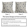 thumbnail image 6 of Fall Pillow Covers 18x18 Set of 2 Balck Pumpkin Autumn Themed Thanksgiving Harvest Print Decorative Throw Pillows Outdoor Pillowcase Farmhouse Linen Cushion Case Decor for Sofa Couch Bed, 6 of 6