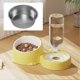 thumbnail image 2 of 2 in 1 Self Dispensing Pet Waterer Automatic Cat Feeder Water Dispenser in Set for Small Medium Cat Dog, 2 of 5