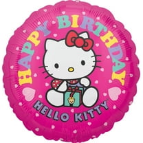 Anagram 18 in. Hello Kitty Happy Birthday HX Foil Balloon