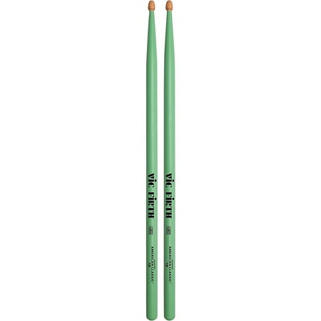 Vic Firth American Classic Seafoam Green Drum Sticks 5B Wood