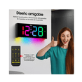 thumbnail image 4 of Reloj Electrónico Digital De Color Led Con Horario De Verano Belug Negro, 4 of 4