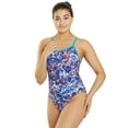 thumbnail image 6 of Sporti Sonic Bloom Thin Strap One Piece Swimsuit, High Cut, Unpadded, Athletic (Women’s), 6 of 10