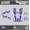 Purple, variant on Kalair GFX Graphics Kit for Honda ATV TRX 400EX (1999-2004) Lethal Series