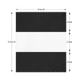 thumbnail image 2 of Covers & all Outdoor Clear Panel Curtain, 12 oz Vinyl Outdor Curtains for Patio, Waterproof & Weather Resistant Tarp with Brass Grommets for Pergola, Porch, Gazebos, Balcony (12’H x 10’W Feet, Black), 2 of 7