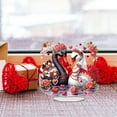 thumbnail image 6 of Flopesn Romantic Valentine's Day DIY Diamond Art Painting Decorative Ornament, Animal Creative Design Acrylic Home Decor Tabletop Ornament (Single-Sided Diamonds)-2PCS-A, 6 of 7