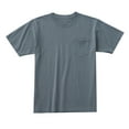 thumbnail image 2 of Cotton T-Shirts Short Sleeve Basic Tees Mens Crew Neck Casual Summer Tops with Chest Pocket Soft Plain Tshirts (M, Blue), 2 of 7