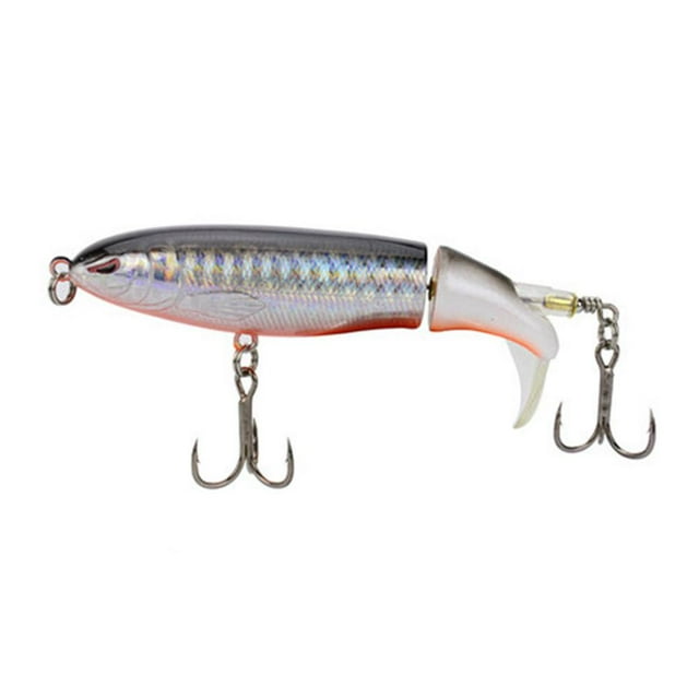 FurNest Ensemble de Leurres de Pêche en Plastique Whopper Plopper Flottant Rotatif