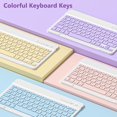 thumbnail image 4 of Funda con Teclado FUWANG para iPad Air 11" Inalámbrico Desmontable Morado, 4 of 7