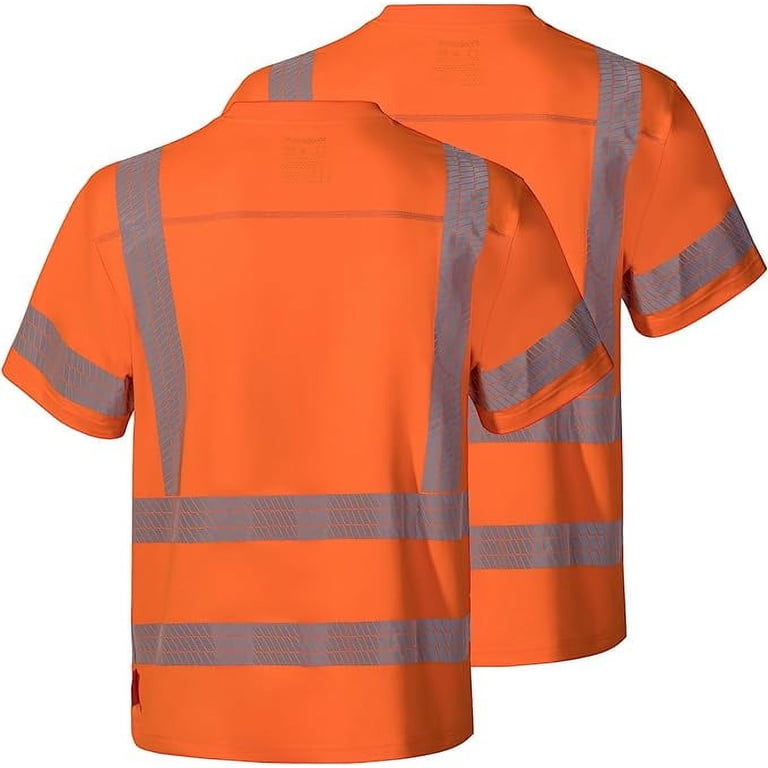 ProtectX Pack High Visibility Short Sleeve Safety Reflective T