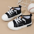 thumbnail image 6 of GPOECD Breathable Kids Shoes Lightweight Low Top Casual Sneakers Walking Shoes For Toddler Girls Boys Play Everyday Wear Casual Shoes Black,31, 6 of 8
