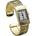 thumbnail image 2 of Blekon Collections Quartz 21mm Rectangle Concho Cuff Bangle Watch, 2 of 5