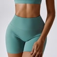 thumbnail image 5 of LILIYA Biker Shorts for Women High Waist Abdomen Control Shorts Training Stretchy Breathable Running Shorts Lightweight Soft Comfy Fitness Yoga Shorts, 5 of 9
