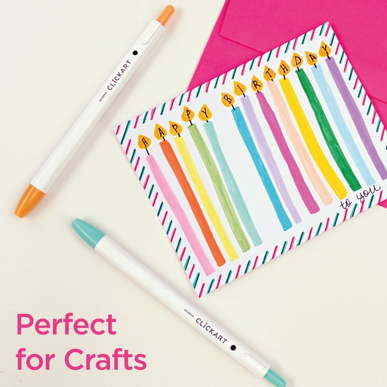 Zebra Pen CLiCKART Retractable Markers, 12 Count photo 7