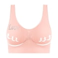 thumbnail image 4 of ylioge S-4X Plus Size Sports Bras for Women No Underwire Push Up Bralettes Womens Stretchy Pullover Breathable Padded Workout Tshirt Underwear Bra, 4 of 8