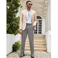 thumbnail image 4 of COOFANDY Mens Casual Formal Pant Fitted Business Suit Pant Stretchy Dress Slack, 4 of 6