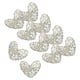 thumbnail image 4 of 10 bolas de mimbre con forma de corazón para decorar jarrones y adornos navideños. Blanco, 4 of 9