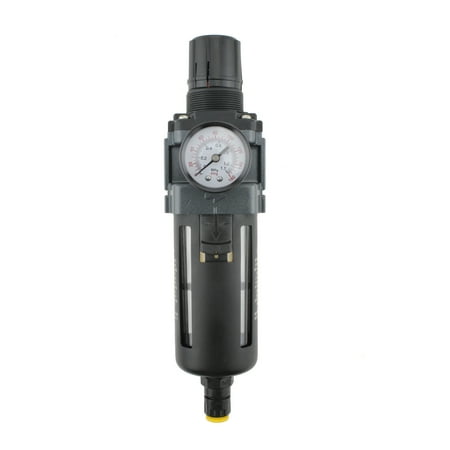 EXELAIR™ by Milton FRL (Piggyback) Air Filter & Regulator - 1/4" NPT - Polycarbonate Bowl, Automatic Float (EX45PB40A-02P)