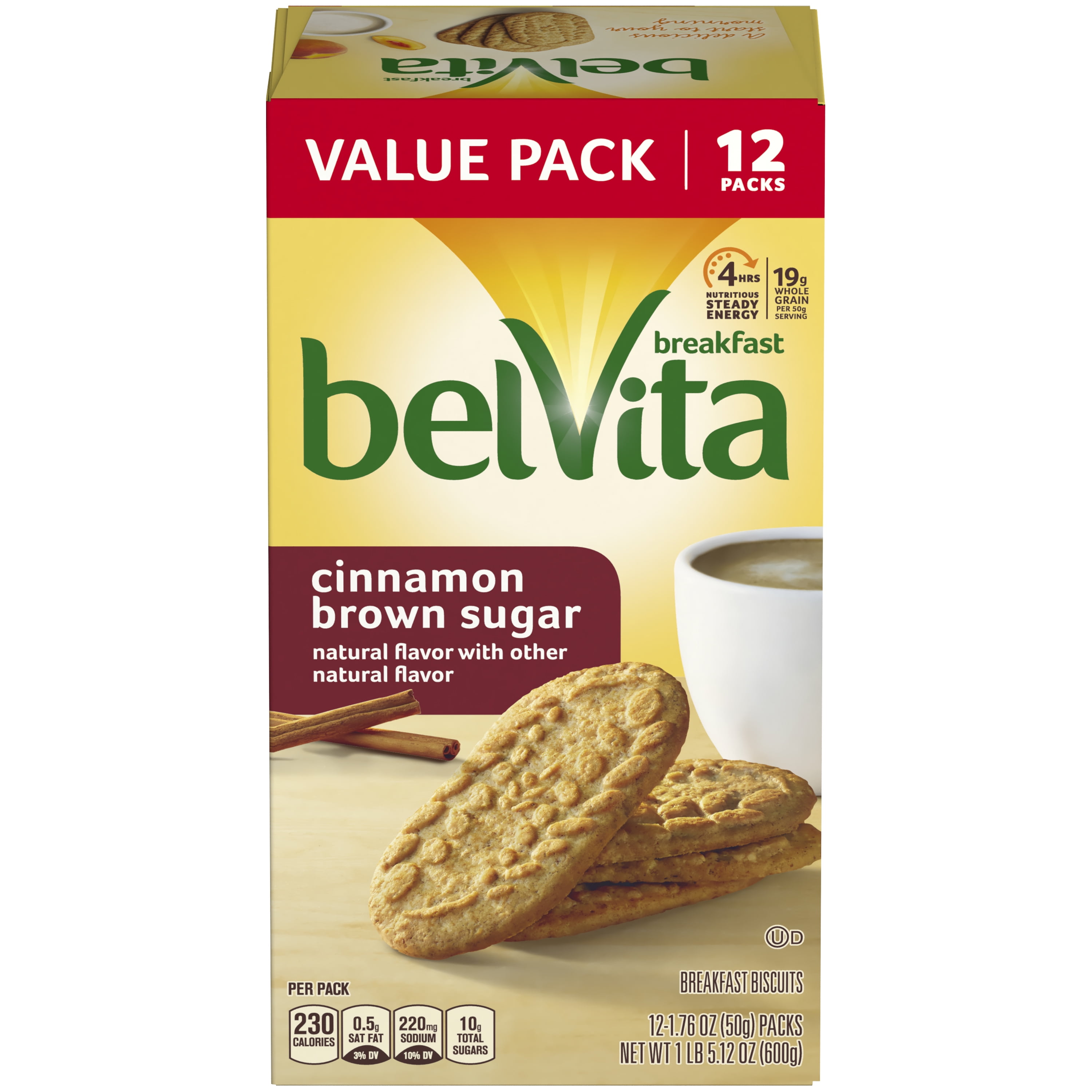 belVita Breakfast Biscuits Cinnamon Brown Sugar