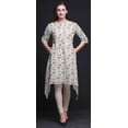 thumbnail image 2 of Bimba Pink Branch & Humming Bird Printed Asymmetrical Kurti Tops For Women Indian Summer Dress Tunic XXX-Large, 2 of 6