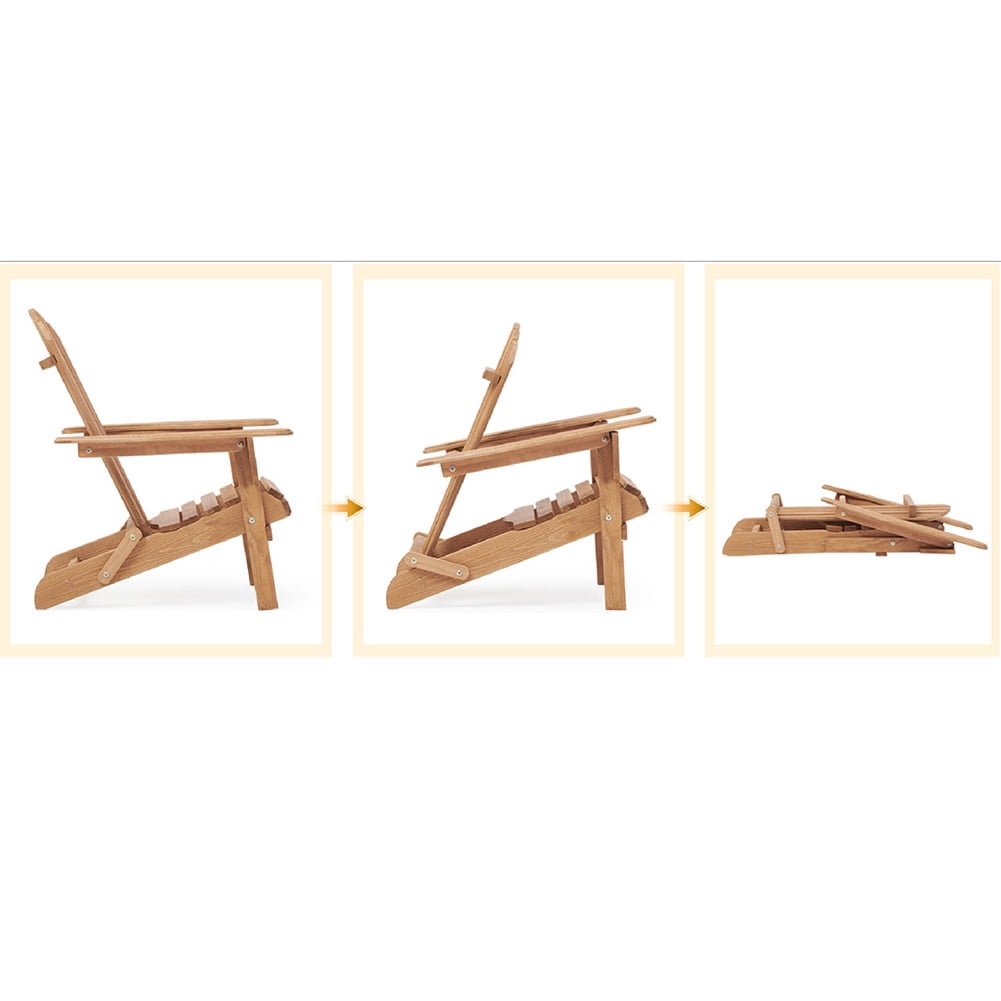 Kadyn Wood Lounge Patio Chair Set of 2, Folding Adirondack Chair for Garden Outdoor, Modern Folding Chair with Armrests, Light Brown Kadyn Wood Lounge Patio Chair Set of 2, Folding Adirondack Chair for Garden Outdoor, Modern Folding Chair with Armrests, Light Brown