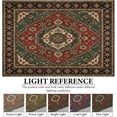 thumbnail image 6 of Area Soft Rugs 4x6 Washable Non Slip Boho Small Floor Entryway Rugs for Living Room Bedroom, Vintage Style Farmhouse Mat for Kitchen Red & Green, 6 of 6