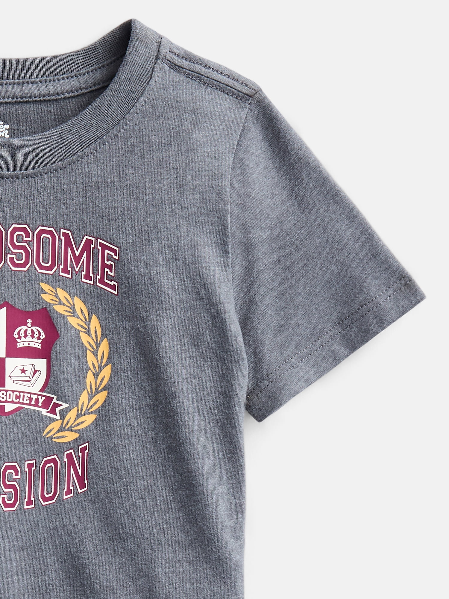 Wonder Nation Toddler Boys Graphic Tee with Short Sleeves, Sizes 18M-5T