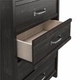 thumbnail image 2 of Ameriwood Home Draven 5 Drawer Dresser, Black Oak, 2 of 9