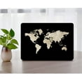 thumbnail image 1 of Hard Shell Case Compatible with MacBook Pro 14 inchs 2023/2022/2021 M2 A2779 & A2442 M1 Cable Tie, World Map 8_1, 1 of 5