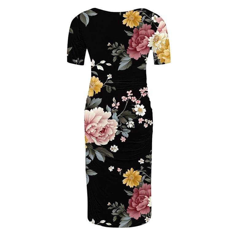 floral bodycon dress maternity Sophie Maternity Floral Dress