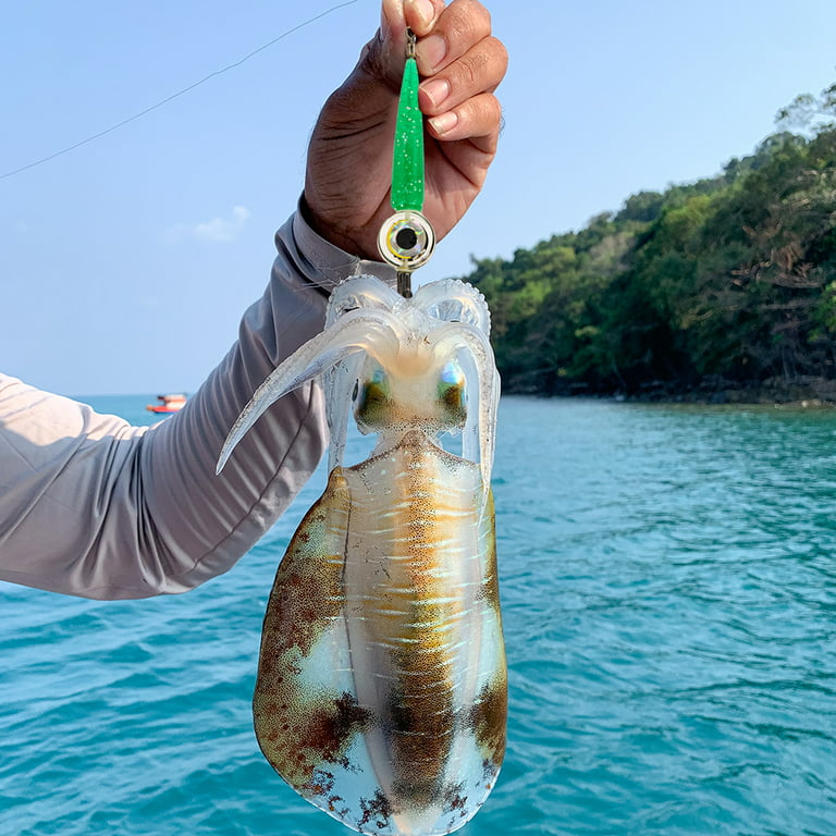 LED Fish Bait Lure Light Squid Fishing Octopus Sea Underwater Lamp