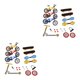 thumbnail image 1 of Bewildely 8 Uds Mini juguetes para dedos diapasón patinetas bicicleta Scooter pequeño columpio Tipo 1 2Conjunto, 1 of 1