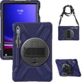 thumbnail image 1 of Funda protectora para Samsung Galaxy Tab S10 Lite / S10 FE / S9 FE 5G / S9 Tablet de 10,9''/11'', a prueba de golpes, con portalápices, correa de mano giratoria de 360° y correa para el hombro., 1 of 9