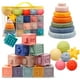 thumbnail image 1 of Montessori Toys IFLOVE, bloques de construcción apilables para bebés, 1 of 6