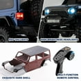 thumbnail image 2 of EAZYRC 1/18 RC Crawler Thunderstorm RTR Remote Control Truck, RC Truck 4x4 Waterproof Off-Road Bushed RC Truck Adult Rechargeable RC Crawler with Battery (Blue), 2 of 6
