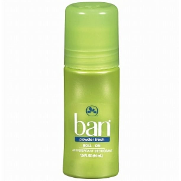 Ban Roll On Antiperspirant And Deodorant, Powder Fresh 1.5 oz (Pack of