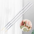 thumbnail image 5 of 3 Single-Ended Liner Brushes - Thin Rod Nail Art Liner Pen Set, 3Pcs Single Head Transparent Rod Drawing Brushes, Nail Pen Easter Mother'S Day Acrylic Nail Art, 5 of 9