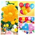 thumbnail image 3 of Globos KUULBELA de látex amarillo, 12 pulgadas, 110 unidades con 2 cintas, 3 of 3