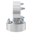 thumbnail image 2 of 2pcs Hub Centric Wheel Adapters 5x4.5 to 5x4.5 - Aluminum, Silver - 2" Thick - Ford 1952-2018, Jeep 1984-2012, Dodge 1965-2010, Lincoln 1991-2015 - Wheel Spacers, 2 of 8