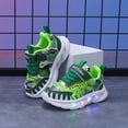 thumbnail image 2 of Xudanell Unisex Toddler Shoes Cool Boy Light up Shoes Flat Breathable Kids Sneakers for Running, 2 of 5
