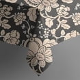 thumbnail image 5 of Pioneer Flower Floral Print Pattern Square Tablecloth,Waterproof Square Table Cover,Wipeable Spillproof Washable Table Cover for Home Kitchen Party Decor 60"x60"(152x152cm), 5 of 6