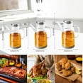 thumbnail image 2 of Oil Dispenser Bottle with Drip Free Spout, 2025 New Oil Dispenser Bottle, 34OZ Glass Olive Oil Dispenser Bottle for Kitchen Gadgets (Brown, 800ml), 2 of 9