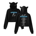 thumbnail image 2 of Karan Aujla 2024 Tour Merch Pullover Female Cat Ears Hoodie Long Sleeve Top Women's Clothes, 2 of 5