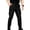 Black, variant on Zpanxa Mens Jogger Pants Nylon Tactical Cargo Jogger Pants with Drawstring Waist and Multi Pockets
