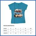 thumbnail image 7 of Shelby Cars Sketch Women's V-Neck T-shirt Mustang Racing American Muscle Car GT500 Cobra Performance Powered by Ford Tee, 7 of 7