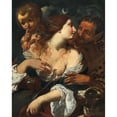 thumbnail image 3 of Alessandro Rosi 20x24 Black Modern Framed Museum Art Print Titled - Diana, a Satyr and Cupid, 3 of 5