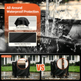 thumbnail image 4 of GASPRO Grill Cover Fits Traeger Pro 22 & Pro 575 Series, Waterproof Heavy Duty All Weather Smoker BBQ Cover, UV & Fade Resistant Pellet Cover, for Traeger 22 / Pro 575 & Z Grills 550B, Black, 4 of 10