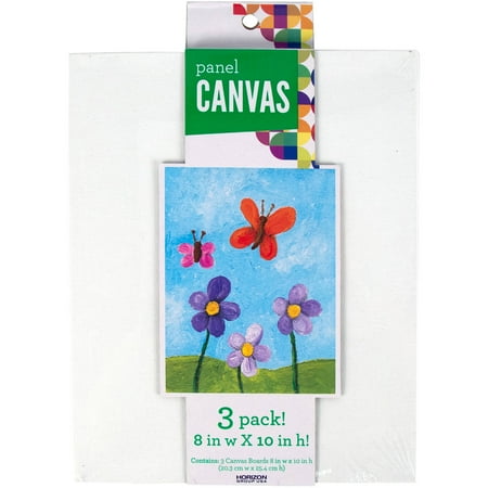 Canvases, 3 PK 10IN x 8IN by Horizon Group USA