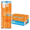 Red Bull Amber Edition Sugarfree Energy Drink, Strawberry Apricot, 8.4 fl. oz., 6 x 4 Cans (Pack of 24)