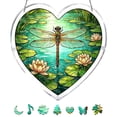 thumbnail image 1 of Rompecabezas acrílico atrapaluz con colgante en forma de corazón, 94 piezas, adorno colgante decorativo para interiores y exteriores, 19 cm, 1 of 9